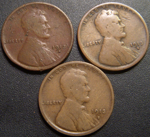 1913-S Lincoln Cent - Good