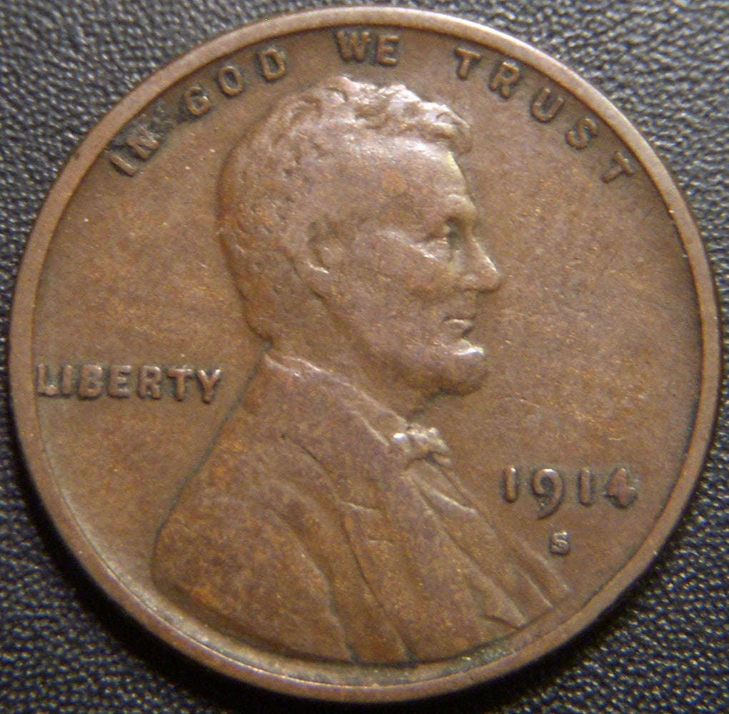 1914-S Lincoln Cent - Fine