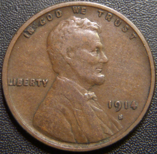 1914-S Lincoln Cent - Fine