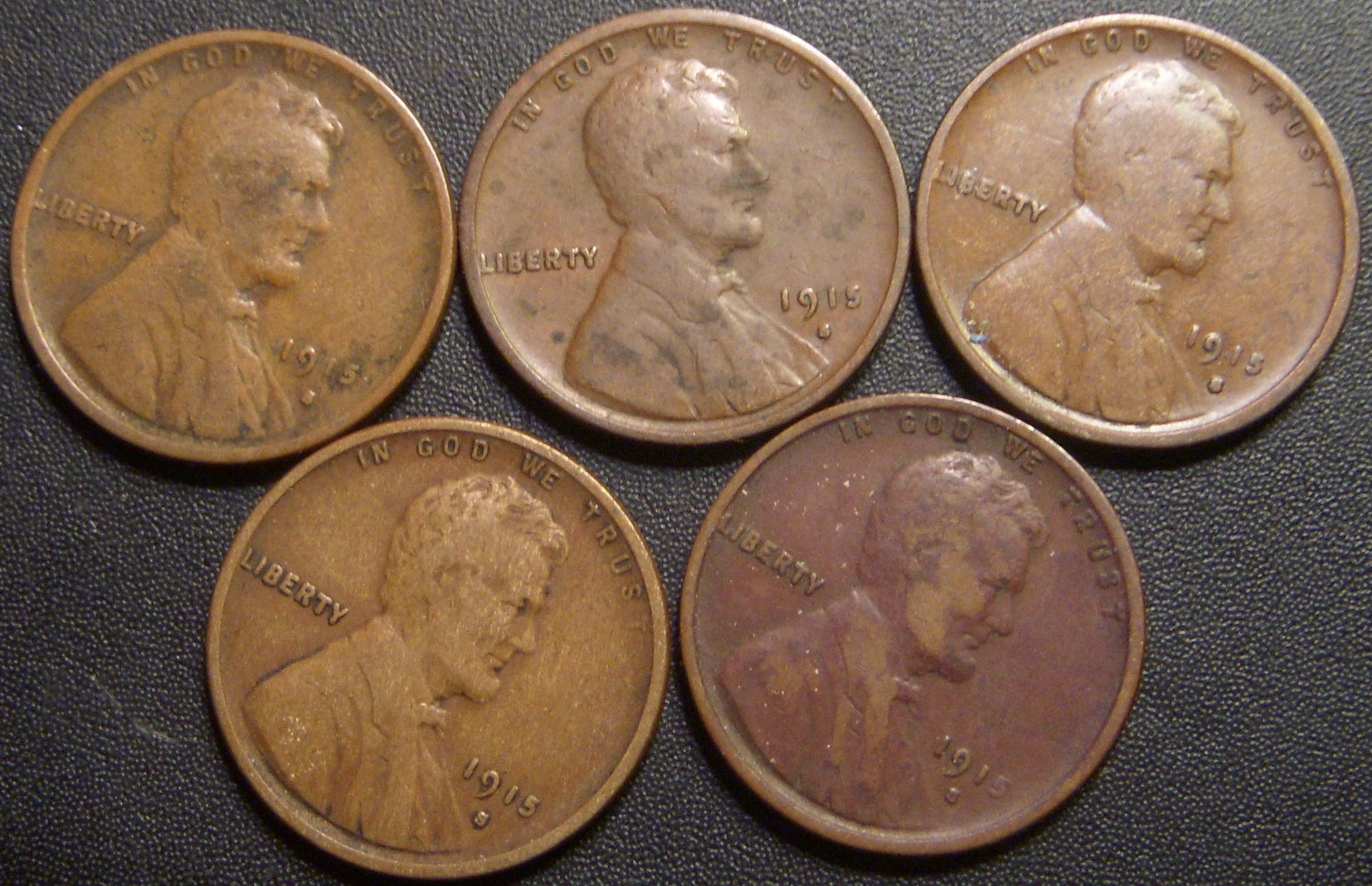1915-S Lincoln Cent - Very Good