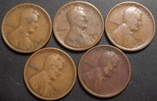 1915-S Lincoln Cent - Very Good