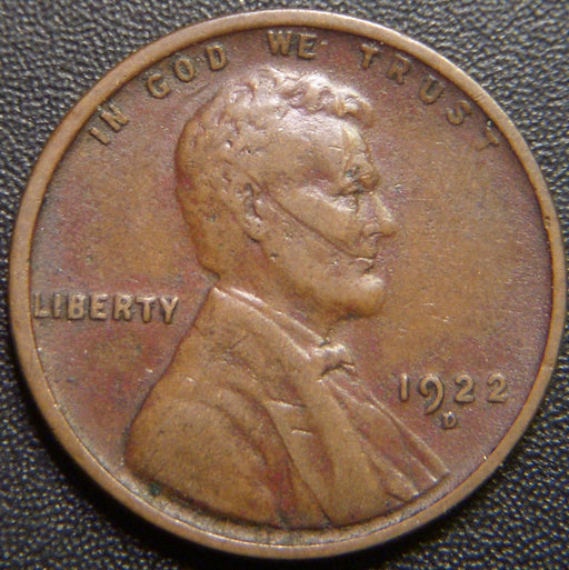 1922-D Lincoln Cent - Fine