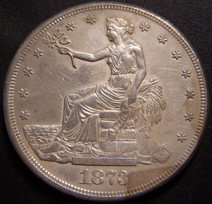 1873-CC Trade Dollar - Extra Fine Call