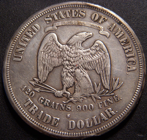 1873-S Trade Dollar - Very Fine