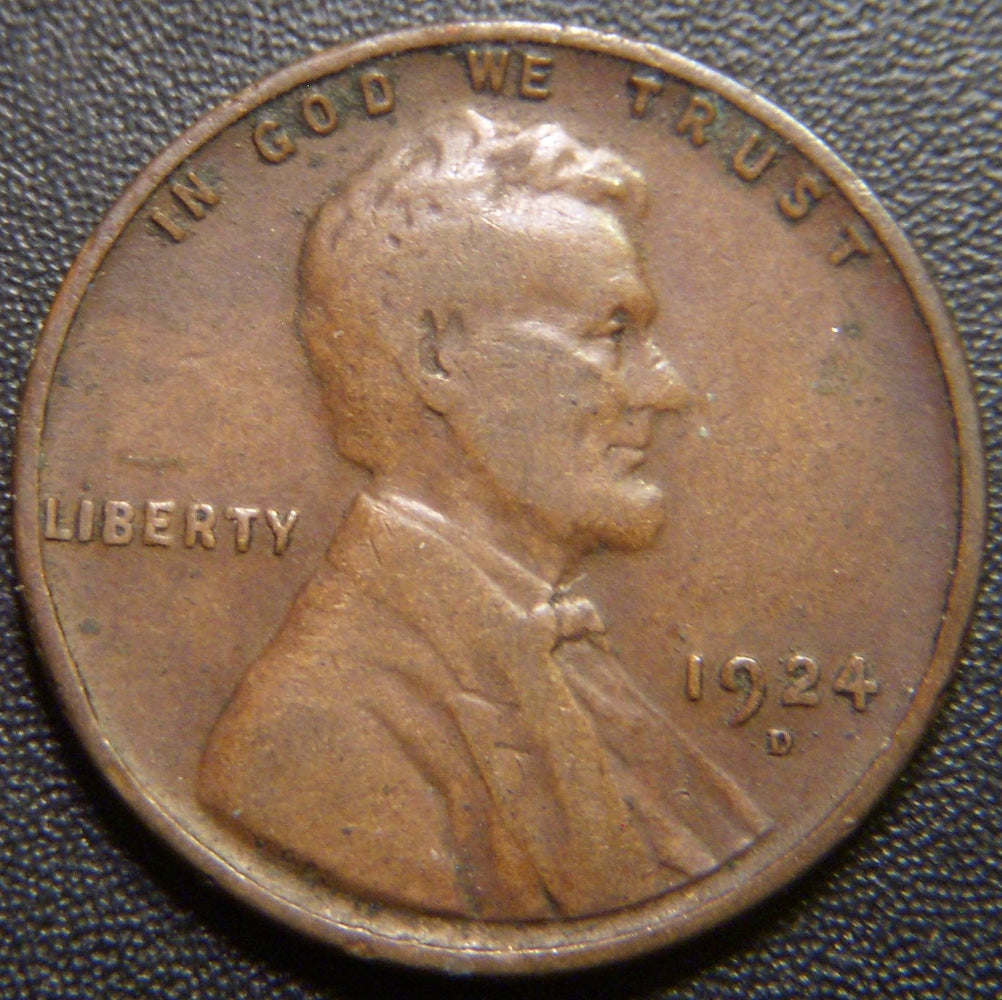 1924-D Lincoln Cent - Fine