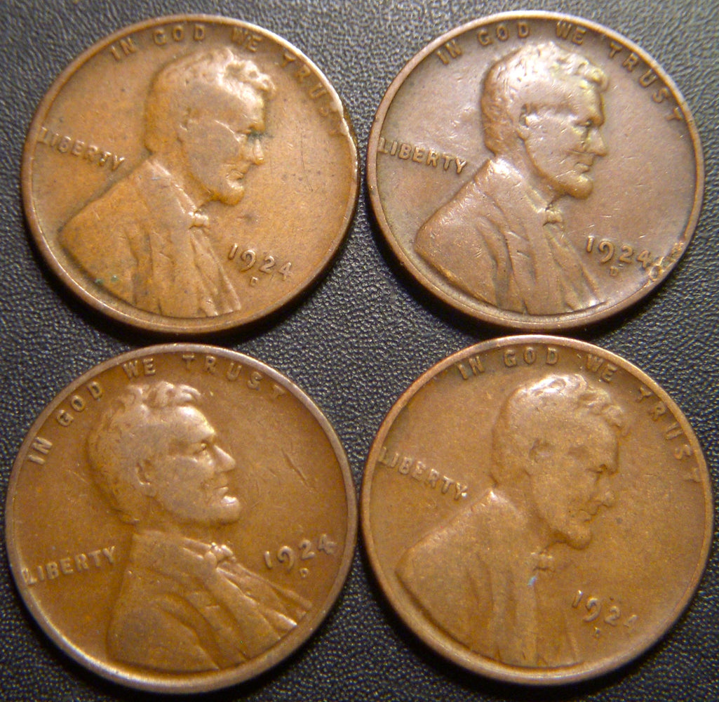 1924-D Lincoln Cent - Very Good