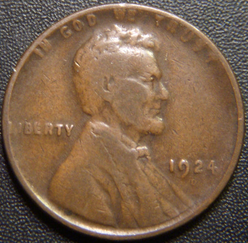 1924-D Lincoln Cent - Good