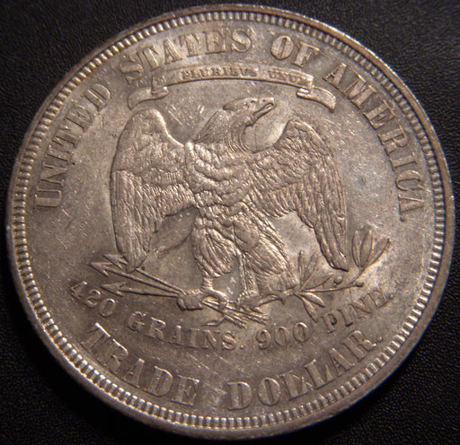 1876 Trade Dollar - Extra Fine