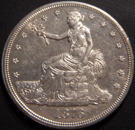 1876-S Trade Dollar - AU