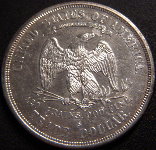 1876-S Trade Dollar - AU