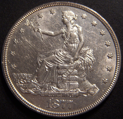 1877 Trade Dollar - AU