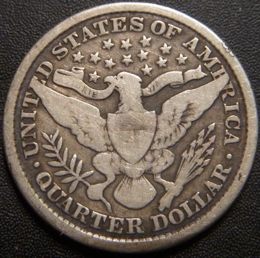 1892 Barber Quarter - Very Good