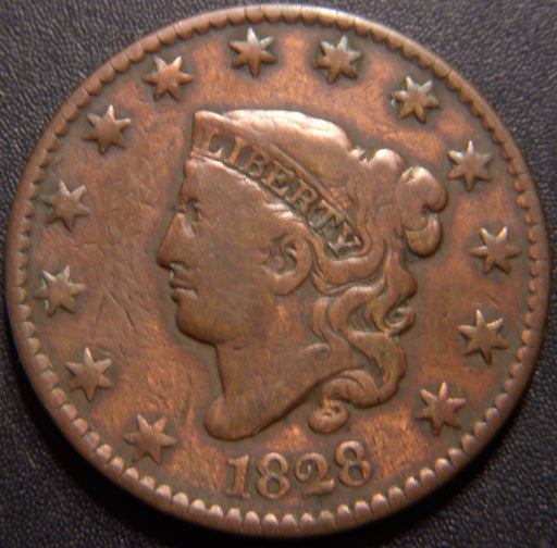1828 Large Cent - Very Good