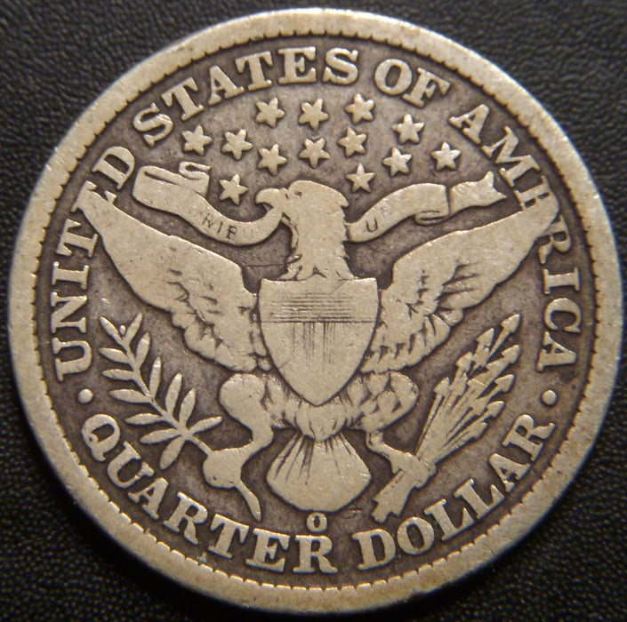 1892-O Barber Quarter - Very Good