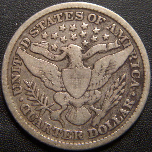 1892-S Barber Quarter - Very Good