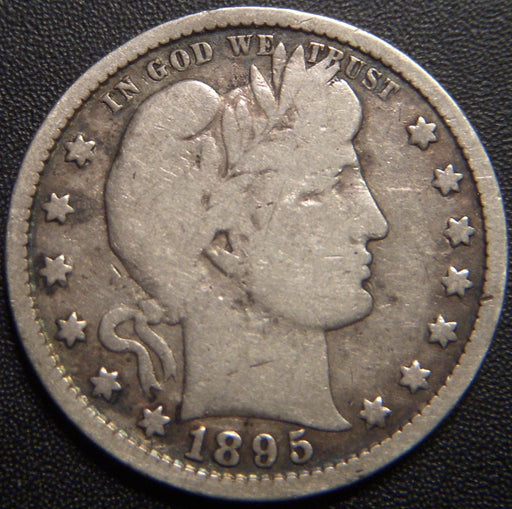 1895-S Barber Quarter - Very Good