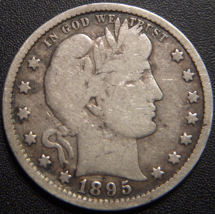 1895-S Barber Quarter - Very Good