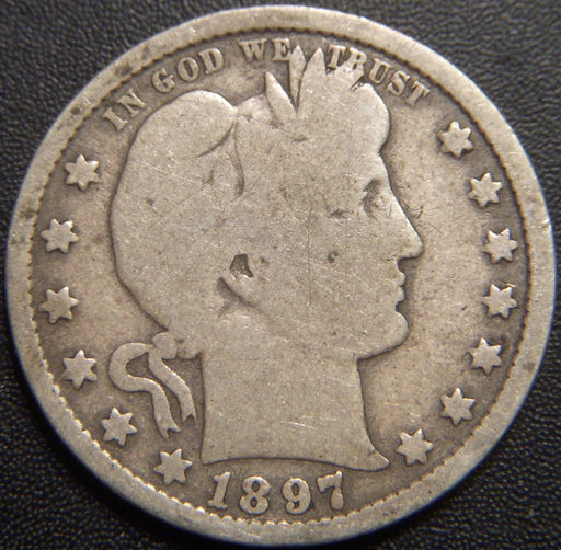 1897-O Barber Quarter - Good