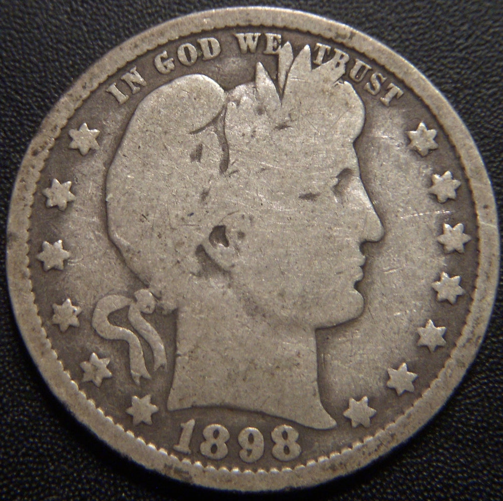 1898-O Barber Quarter - Good
