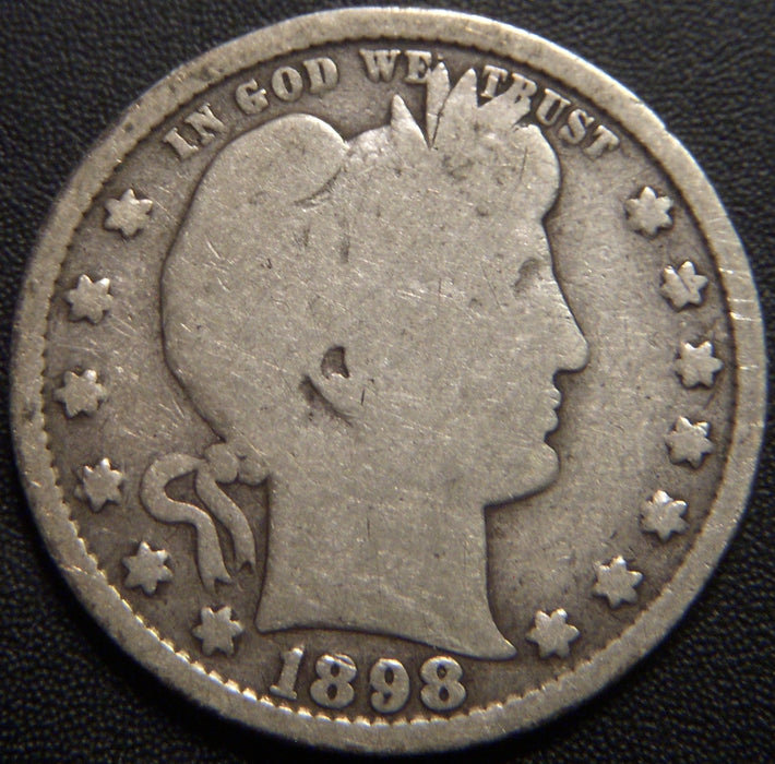 1898-S Barber Quarter - Good