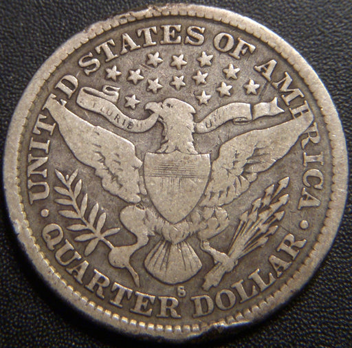 1899-S Barber Quarter - Very Good