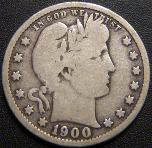 1900-S Barber Quarter - Good