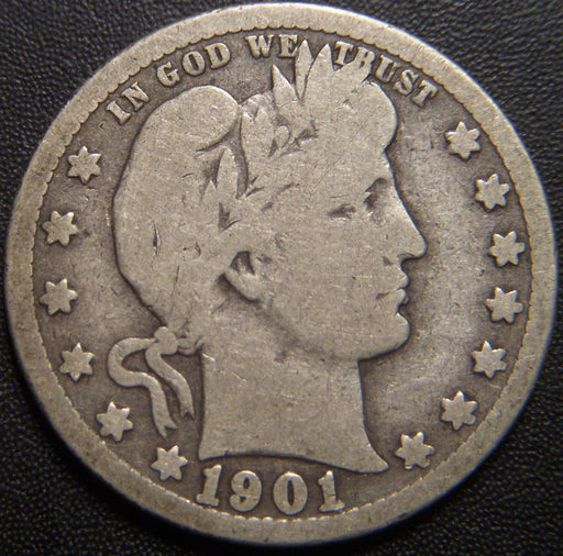 1901-O Barber Quarter - Good