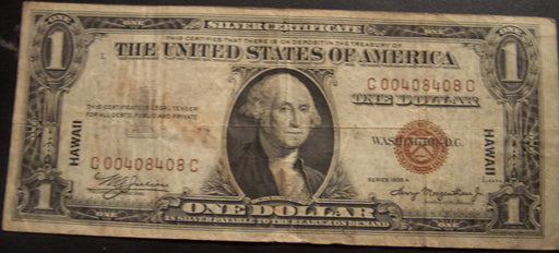 1935A $1 Hawaii Silver Certificate - FR# 2300