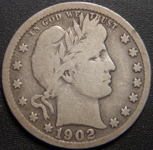1902 Barber Quarter - Very Good