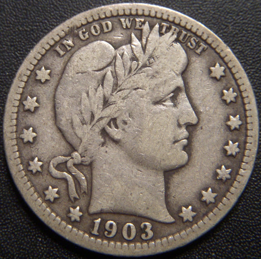 1903 Barber Quarter - Very Good
