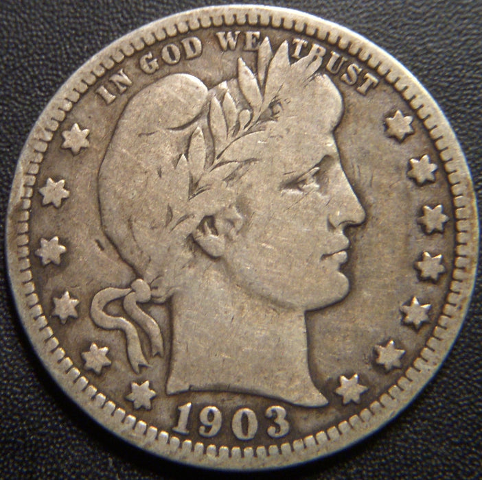 1903-O Barber Quarter - Very Good