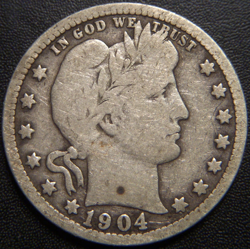1904 Barber Quarter - Very Good