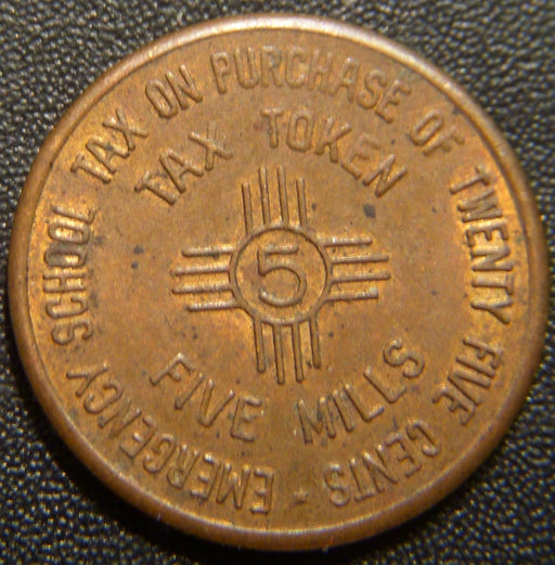 1935 5 Mills New Mexico Tax Token