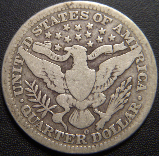 1904-O Barber Quarter - Very Good