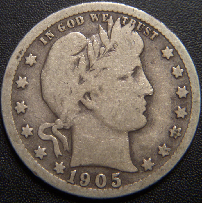 1905 Barber Quarter - Very Good