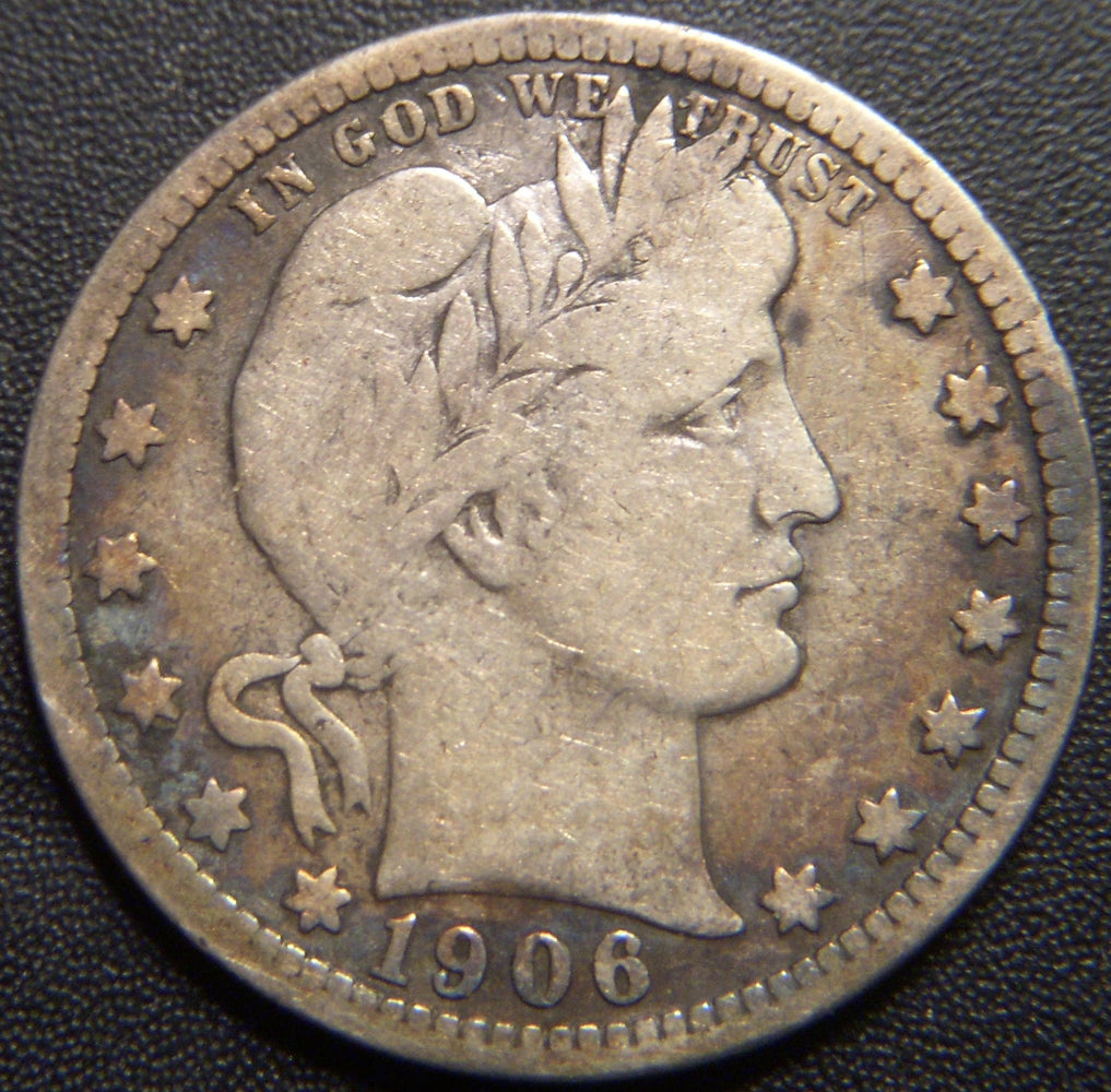 1906 Barber Quarter - Very Good