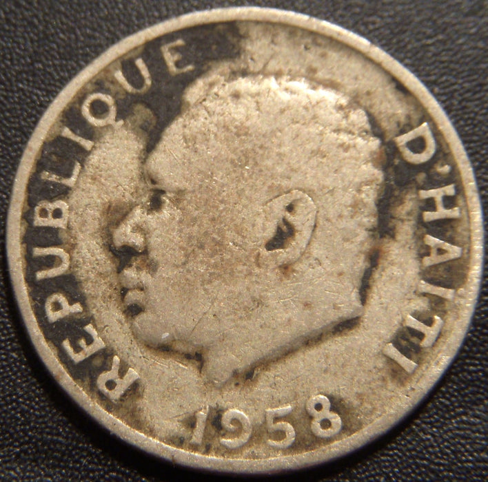 1958p 10 Centimes - Haiti