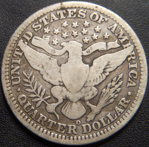 1907-O Barber Quarter - Very Good