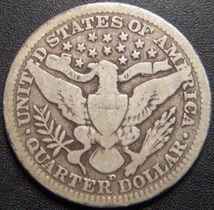 1908-D Barber Quarter - Very Good