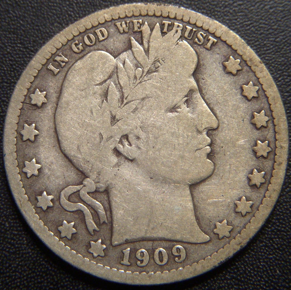 1909 Barber Quarter - Very Good