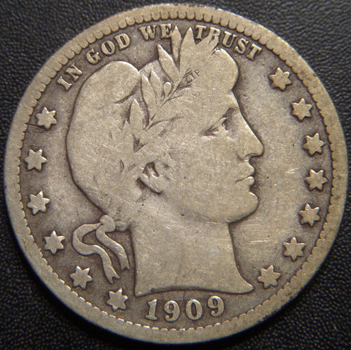 1909 Barber Quarter - Very Good