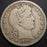1909-D Barber Quarter - Very Good