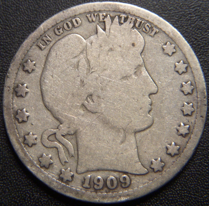 1909-O Barber Quarter - Good