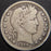 1910-D Barber Quarter - Very Good
