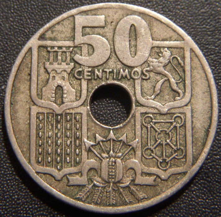 1949 (51) 50 Centimos - Spain