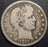 1911-D Barber Quarter - Good