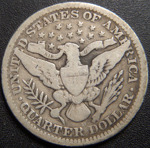 1911-D Barber Quarter - Good