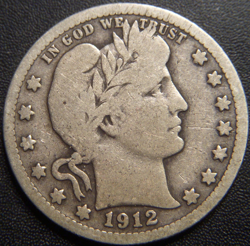 1912 Barber Quarter - Very Good