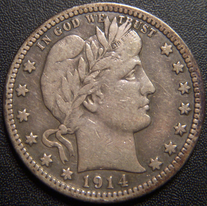 1914-D Barber Quarter - Fine
