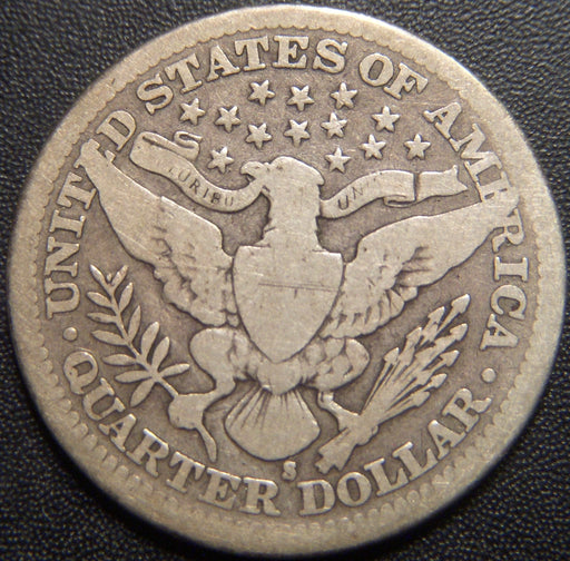 1915-S Barber Quarter - Very Good
